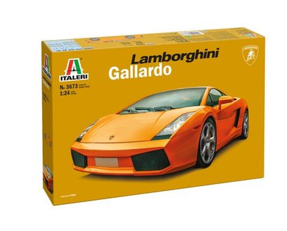 Italeri 3673 Lamborghini Gallardo schaal 1:24 plastic modelkit/kunststof model om te monteren