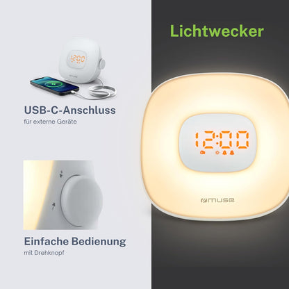 Muse: Clock Radio With Wake-Up Light And Sounds Of Nature