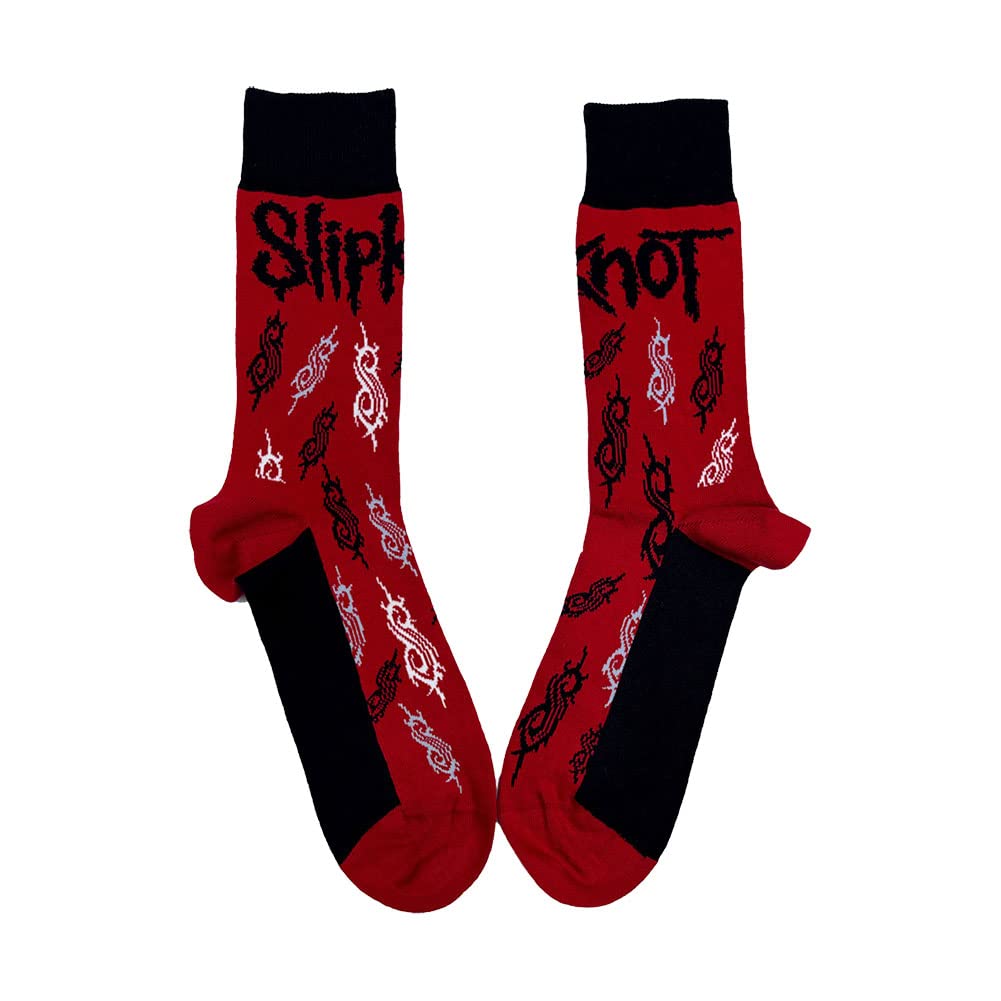 Slipknot Calzini Band Logo Nuovo Ufficiale Uomo Uk Size 7.5 - One