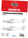 Airfix 986509-1/24 Messerschmitt BF109G-5/G-6, Masken-Set - Maßstab 1:24