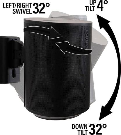 Sanus Tilt & Swivel Wall Mount For Sonos Era 100 – Pair
