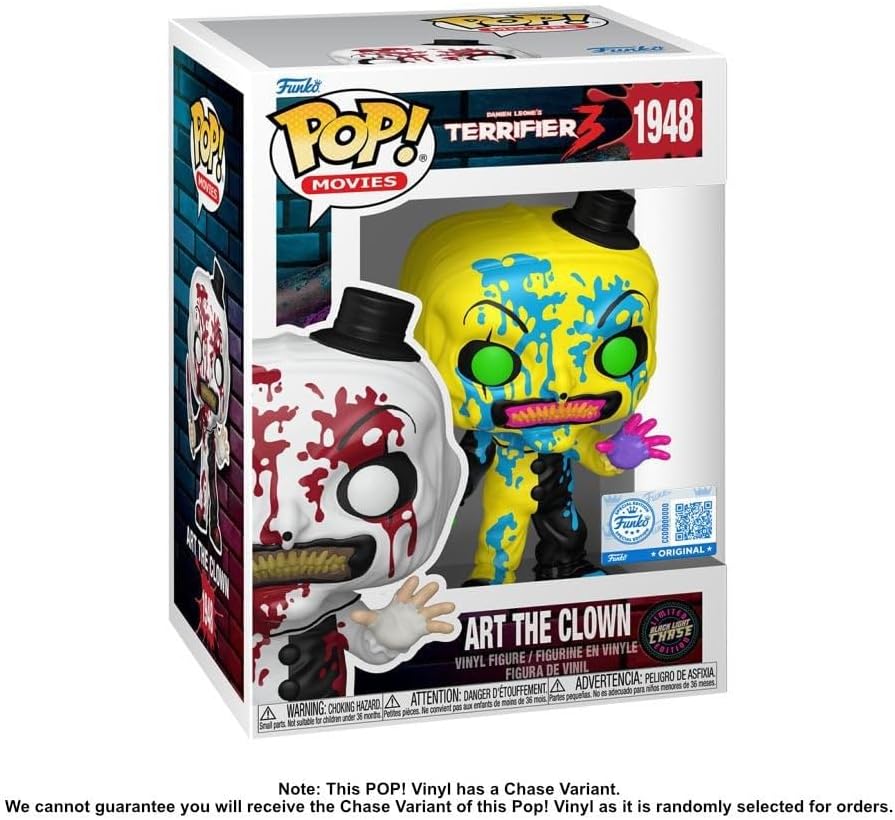 Funko Pop! Movies: Terrifier 3 - Art The Clown (Bloody)* (Special Edition) #1948 Vinyl Figure