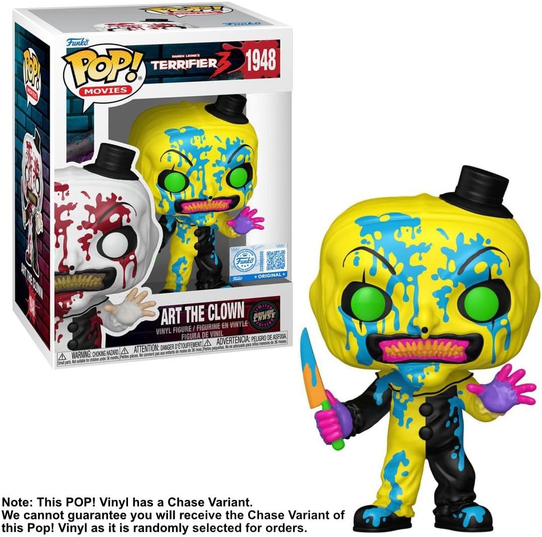 Funko Pop! Movies: Terrifier 3 - Art The Clown (Bloody)* (Special Edition) #1948 Vinyl Figure