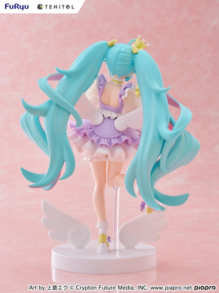 Furyu TENITOL AMU-TNL0152 Hatsune Miku Yumekawa Prinzessin Lavendel Version, Gesamthöhe ca.8,3 Zoll (210 mm), Non-Skala, Kunststoff, bemalte Fertigfigur