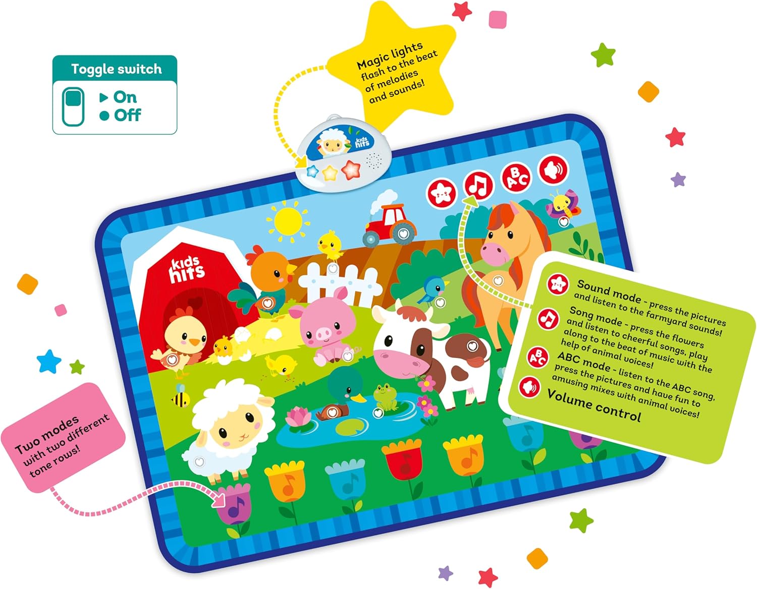 Kids Hits - Light And Sound Mat, Noisy Farm (Kh04/002)