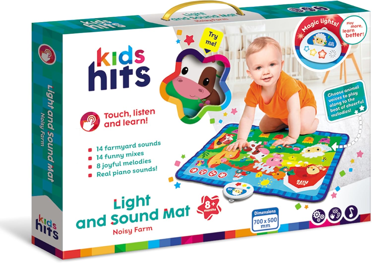 Kids Hits - Light And Sound Mat, Noisy Farm (Kh04/002)