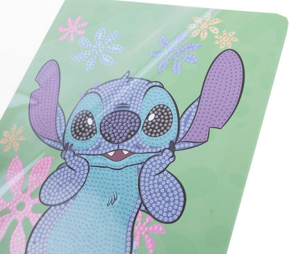 CRYSTAL ART Disney Stitch Notizbuch, 26 x 18 cm