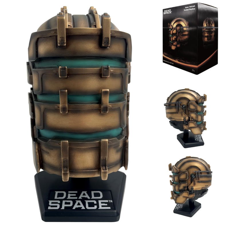 Dead Space Isaac Helmet Large Resin Replica – Officially Licensed Limited Edition Collectible, Intricately Hand‑Painted with Built‑In Display Stand, 23cm Tall (2,008 Pieces Worldwide