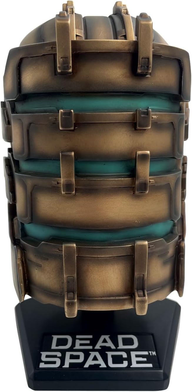 Dead Space Isaac Helmet Large Resin Replica – Officially Licensed Limited Edition Collectible, Intricately Hand‑Painted with Built‑In Display Stand, 23cm Tall (2,008 Pieces Worldwide