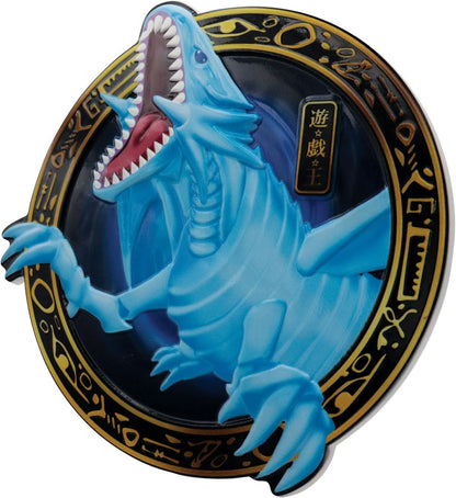 FaNaTtik Yu‑Gi‑Oh! Blue‑Eyes White Dragon Resin Plaque – Officially Licensed 3D Collectible, Hand‑Painted Display Piece with Integral Stand, 20 x 19.3cm