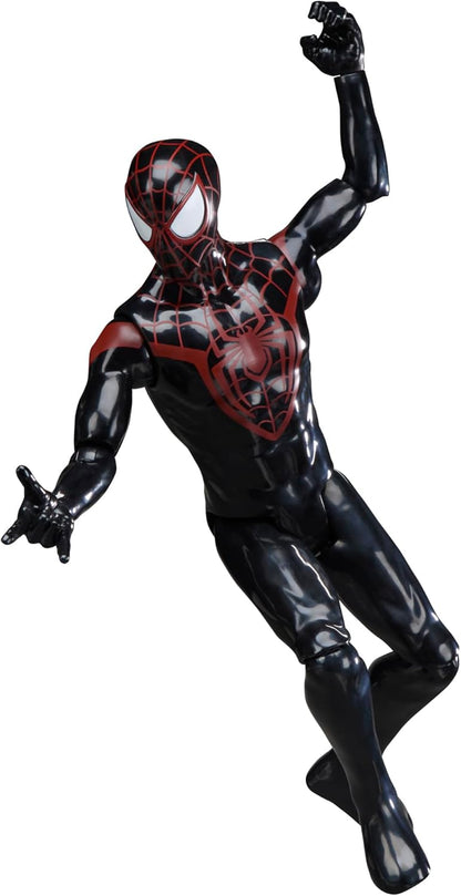 Marvel Spider-Man Titan Series Miles Morales Action Figure, 30-cm-scale (12 Inch) Super Hero Toys for Children Ages 4+, Black