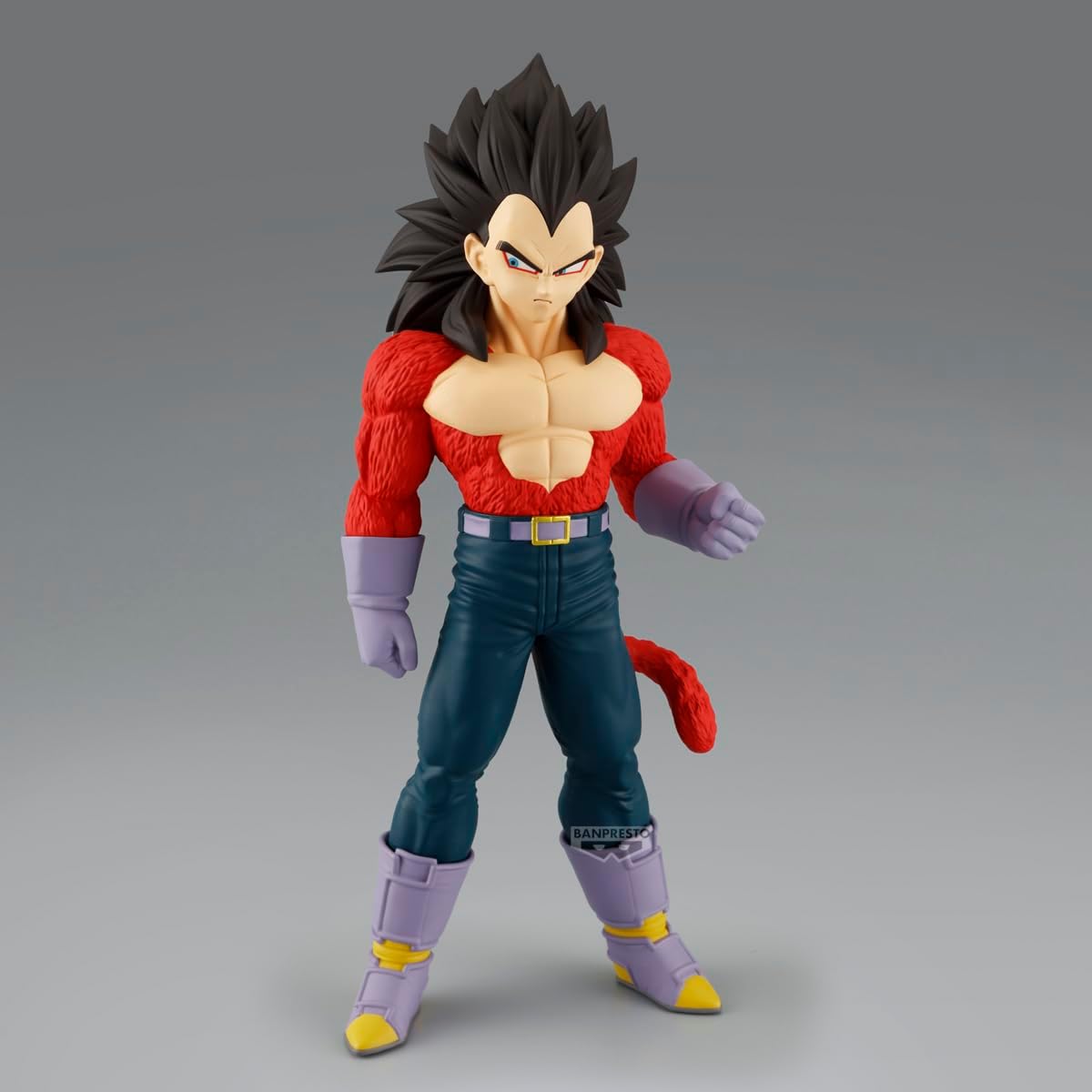 Banpresto Vegeta Super Saiyan 4 Dragon Ball GT Action Figure - Solid Edge Works 19 cm - BP29904P Multicolor - Collectible Figure - Great for Anime Fans