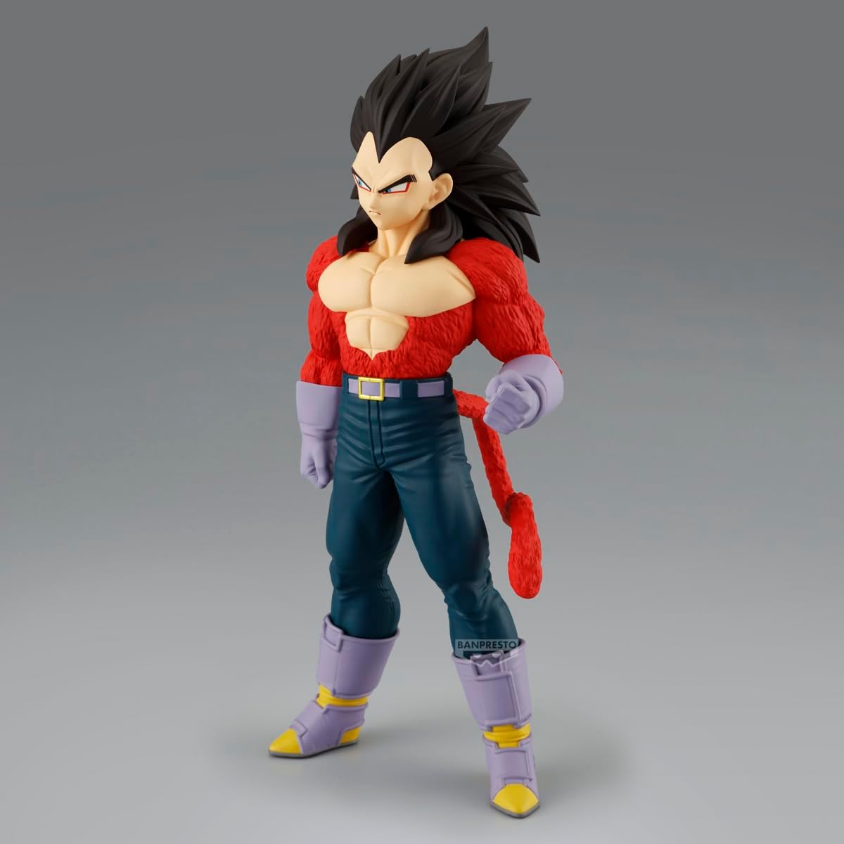Banpresto Vegeta Super Saiyan 4 Dragon Ball GT Action Figure - Solid Edge Works 19 cm - BP29904P Multicolor - Collectible Figure - Great for Anime Fans