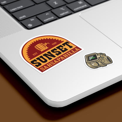 Fallout Tech Decals – Official Vinyl Sticker Set, 4 Reusable Sheets for Laptops, Consoles, Water Bottles & More