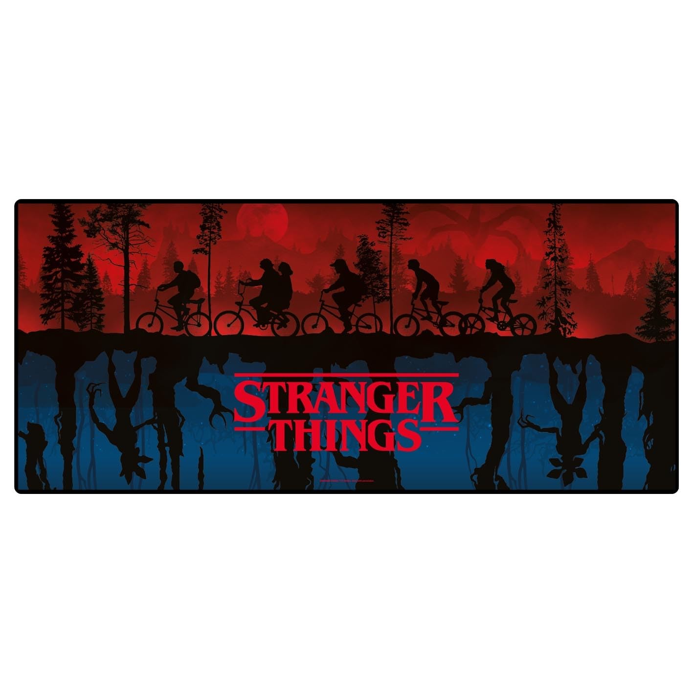 Stranger Things Desk Mat The Upside Down