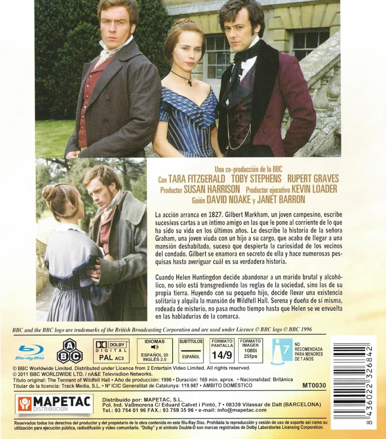 The Tenant of Wildfell Hall (1996)  (Blu-Ray