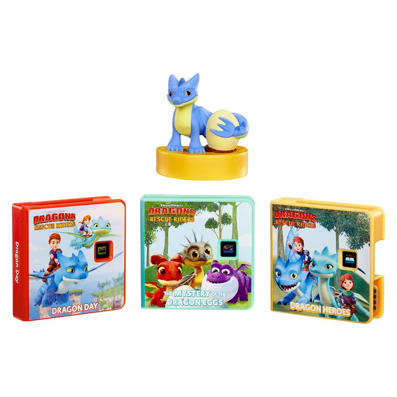 little tikes Dragons: Rescue Riders Collection for Story Dream Machine - 3 Stories & 1 Character, Storytime Books with Audio Play Character, For Boys and Girls Ages 3+