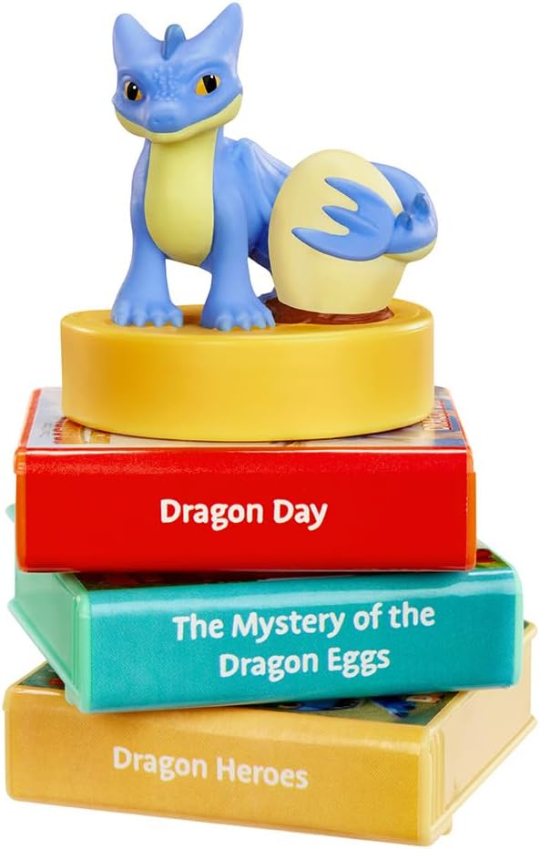 little tikes Dragons: Rescue Riders Collection for Story Dream Machine - 3 Stories & 1 Character, Storytime Books with Audio Play Character, For Boys and Girls Ages 3+