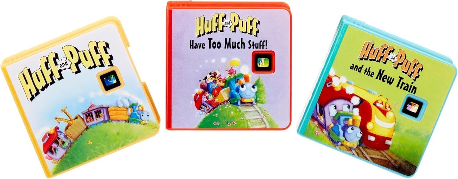 little tikes Huff and Puff Collection for Story Dream Machine - 3 Stories & 1 Character, Storytime Books with Audio Play Character, For Boys and Girls Ages 3+