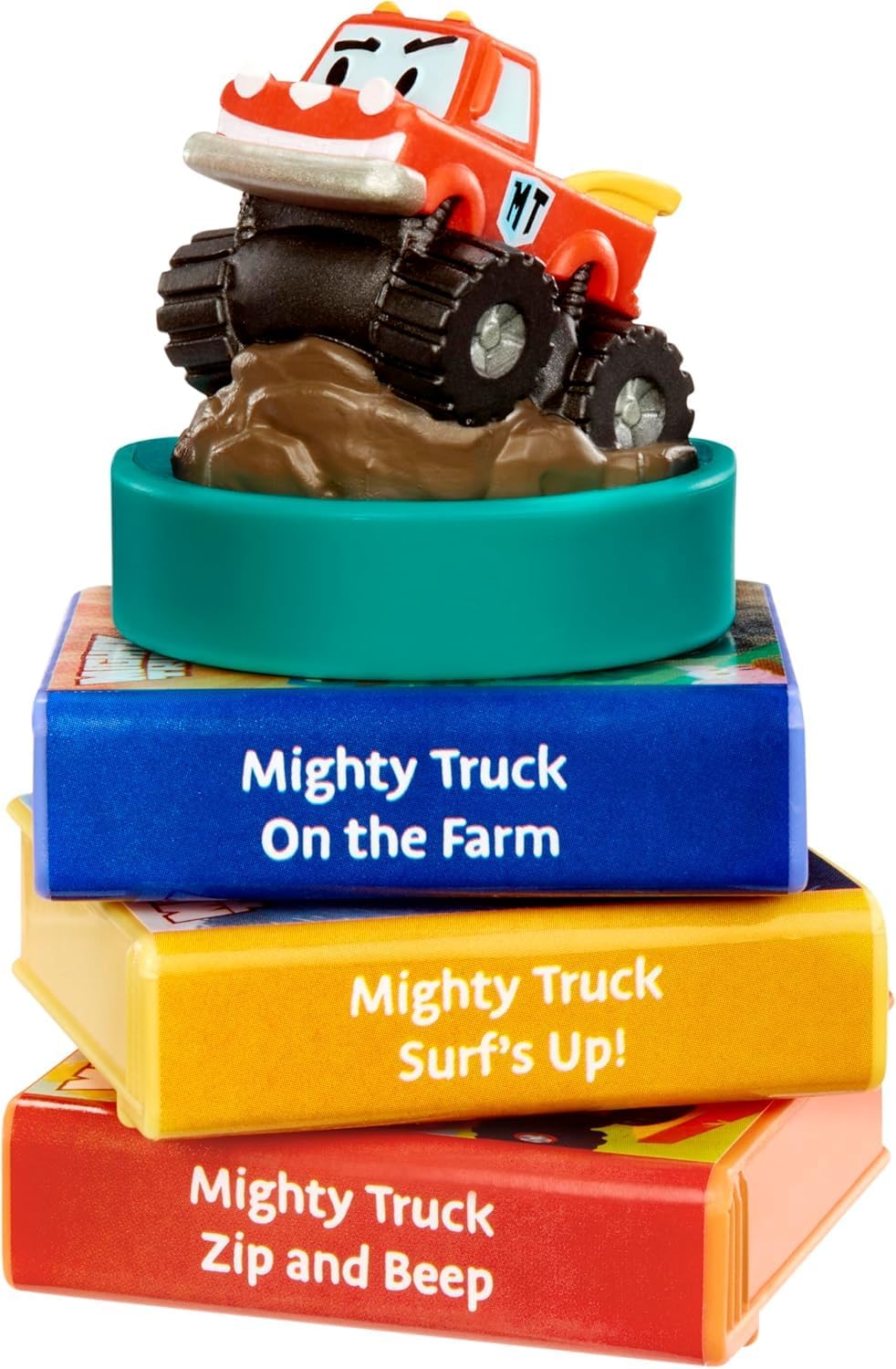 Little Tikes Mighty Truck Collection for Story Dream Machine - 3 Stories & 1 Character, Storytime Books with Audio Play Character, For Boys and Girls Ages 3+
