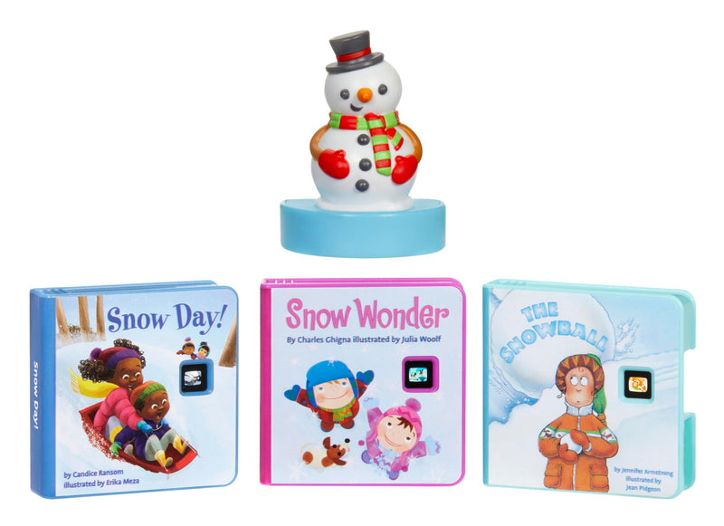 little tikes Story Dream Machine Story Collection - Snowy Day Collection - 3 Storytime Books and 1 Audio Play Character - For Toddlers and Kids, Toy For Girls and Boys Ages 3+ years