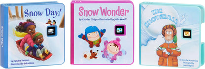 little tikes Story Dream Machine Story Collection - Snowy Day Collection - 3 Storytime Books and 1 Audio Play Character - For Toddlers and Kids, Toy For Girls and Boys Ages 3+ years