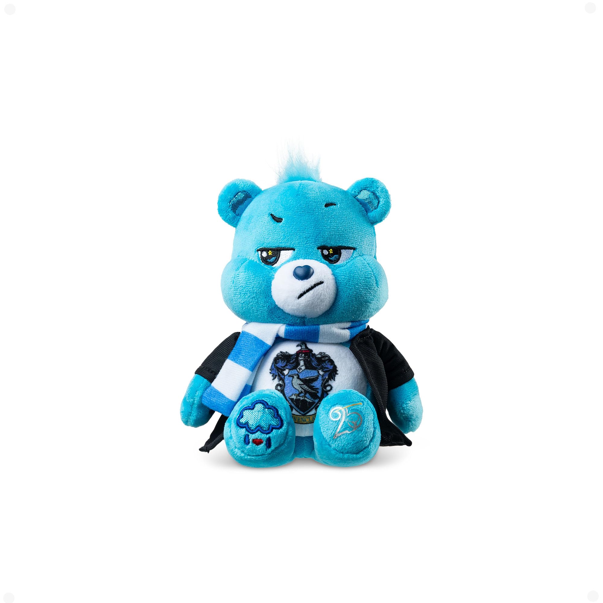 Care Bears x Harry Potter Ravenclaw Grumpy Bear 20cm Plush – Official Hogwarts House Collectible Soft Toy, Ages 4+