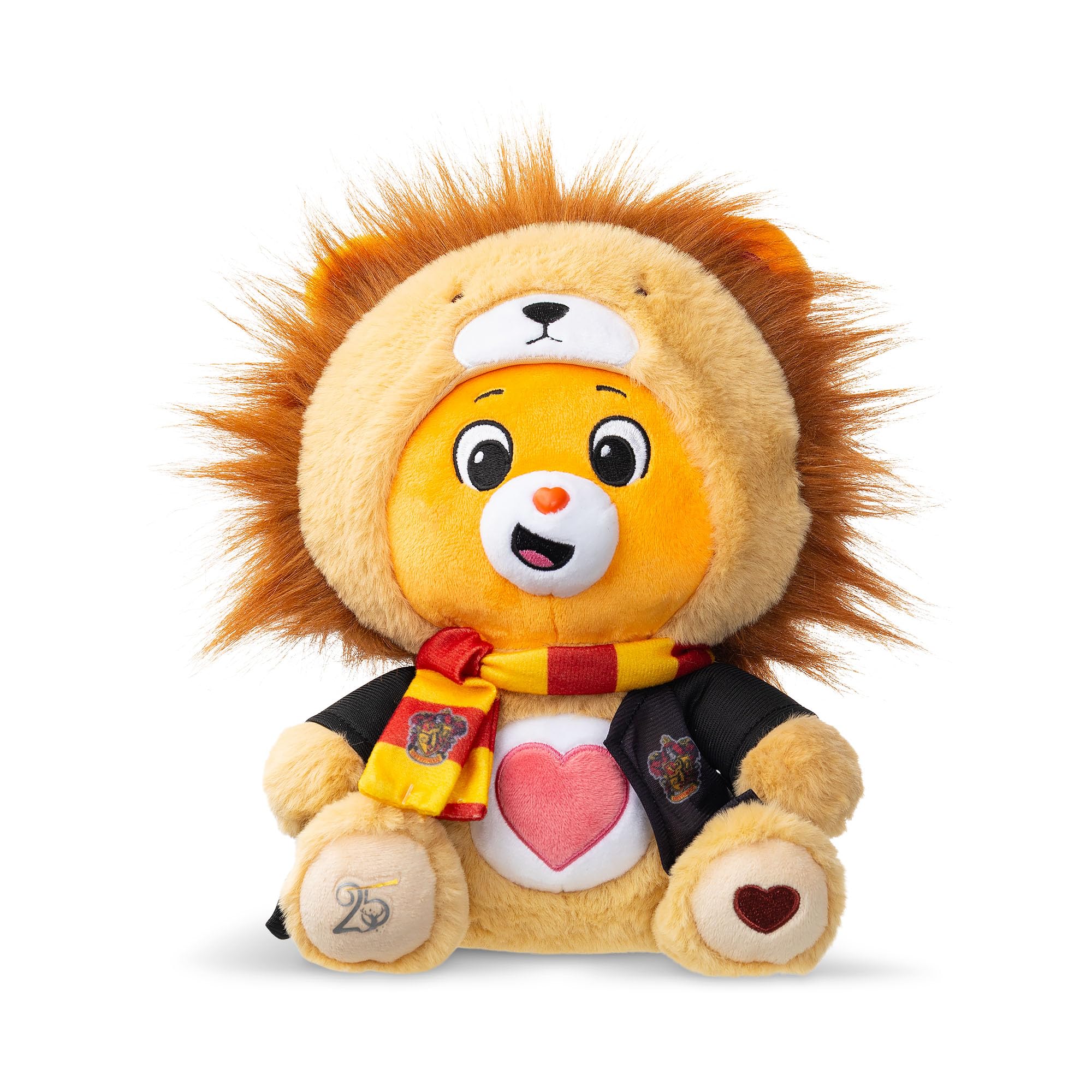 Care Bears x Harry Potter Gryffindor Tenderheart Bear 30cm Hoodie Plush – Premium Hogwarts House Collectible, Ages 4+