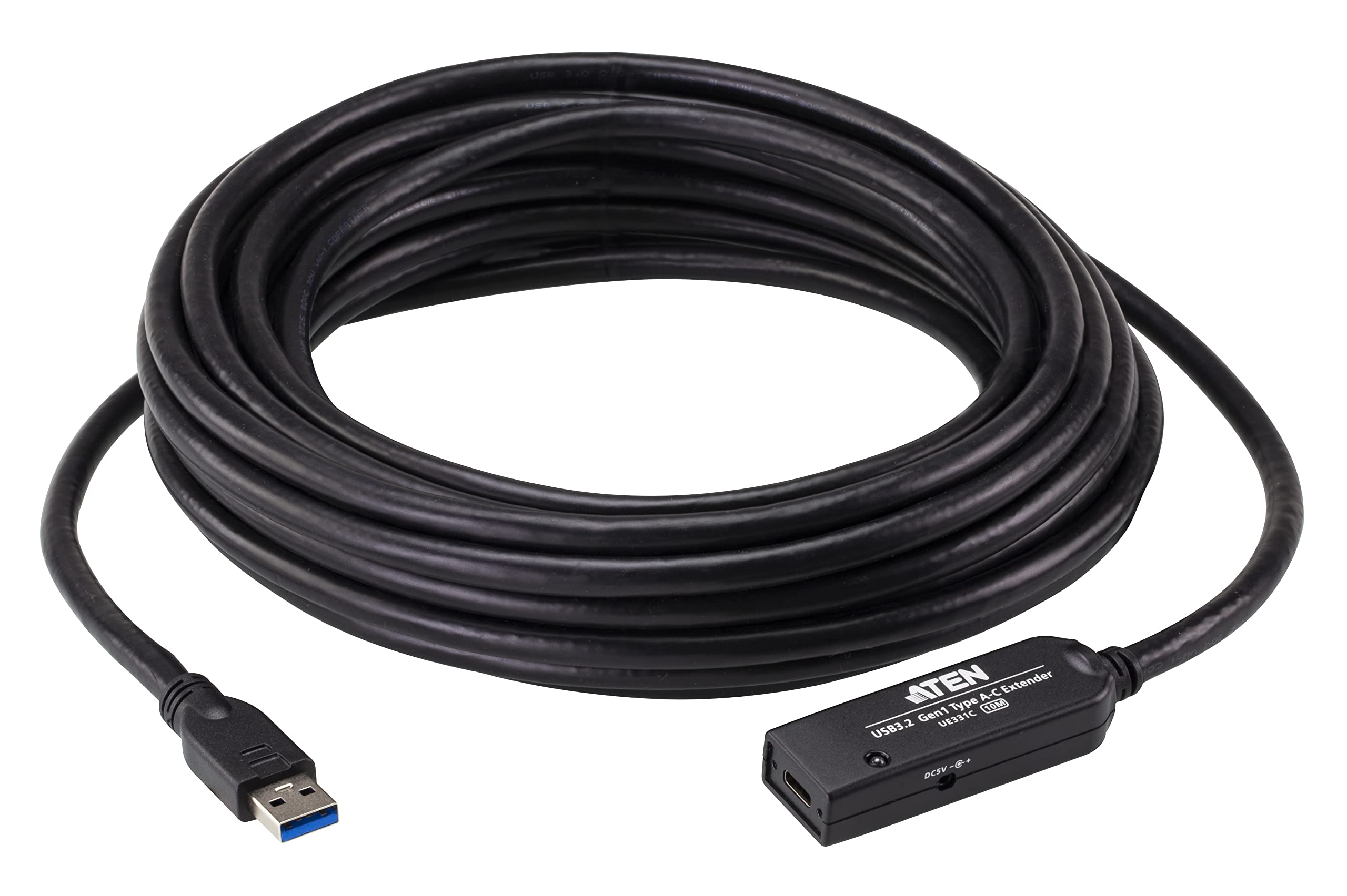 ATEN UE331C USB-A 3.2 Gen1 to USB-C Extender Cable 10 m