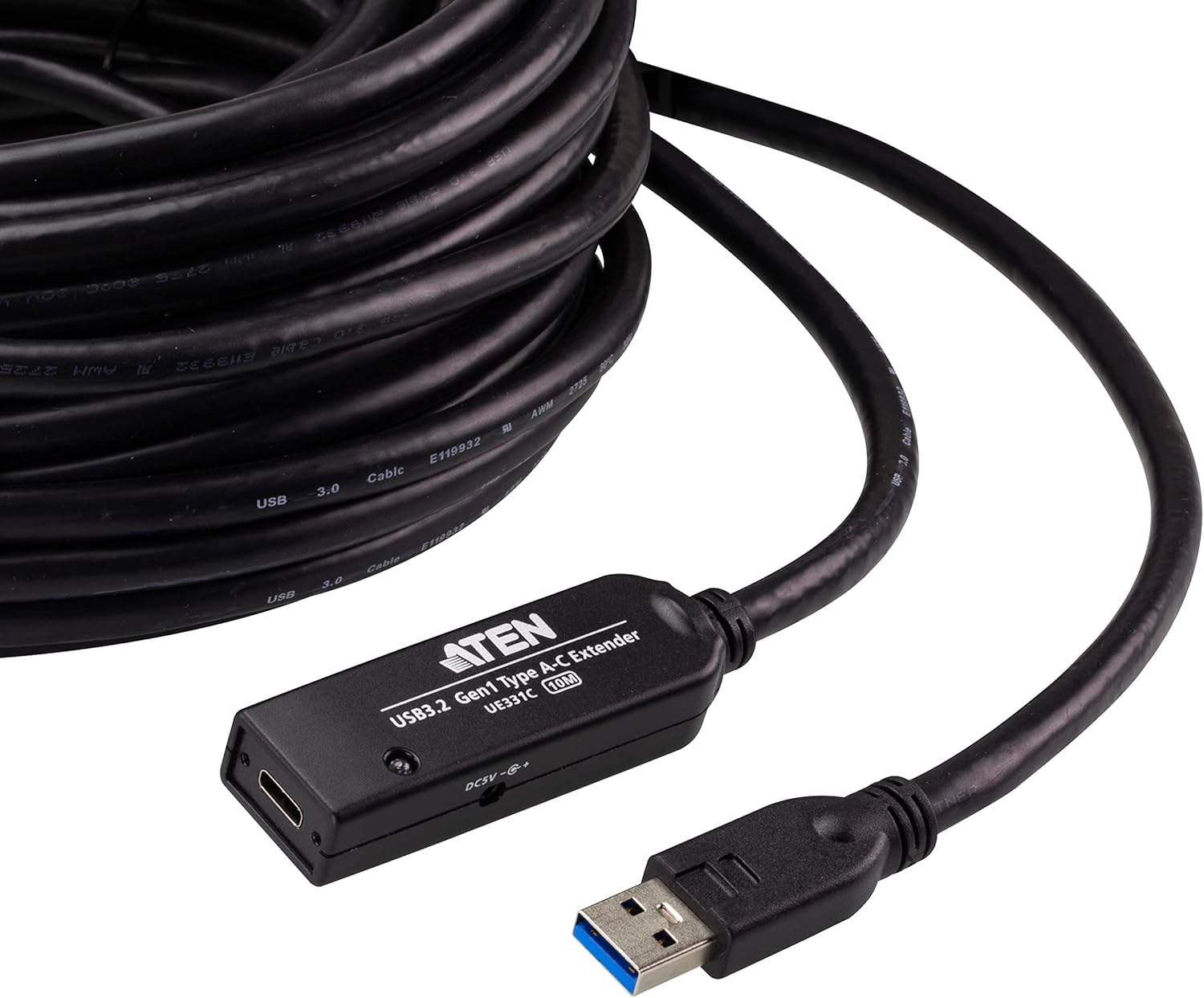 ATEN UE331C USB-A 3.2 Gen1 to USB-C Extender Cable 10 m