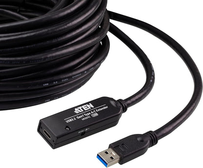 ATEN UE331C USB-A 3.2 Gen1 to USB-C Extender Cable 10 m