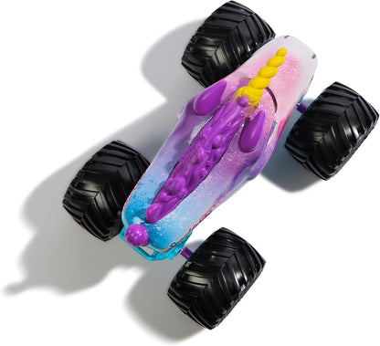 Monster Jam, Officiële Sparkle Smash Monster Truck Die-Cast 1:24 schaal speelgoed voor jongens en meisjes vanaf 3 jaar