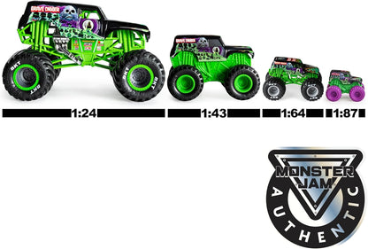 Monster Jam, Officiële Sparkle Smash Monster Truck Die-Cast 1:24 schaal speelgoed voor jongens en meisjes vanaf 3 jaar