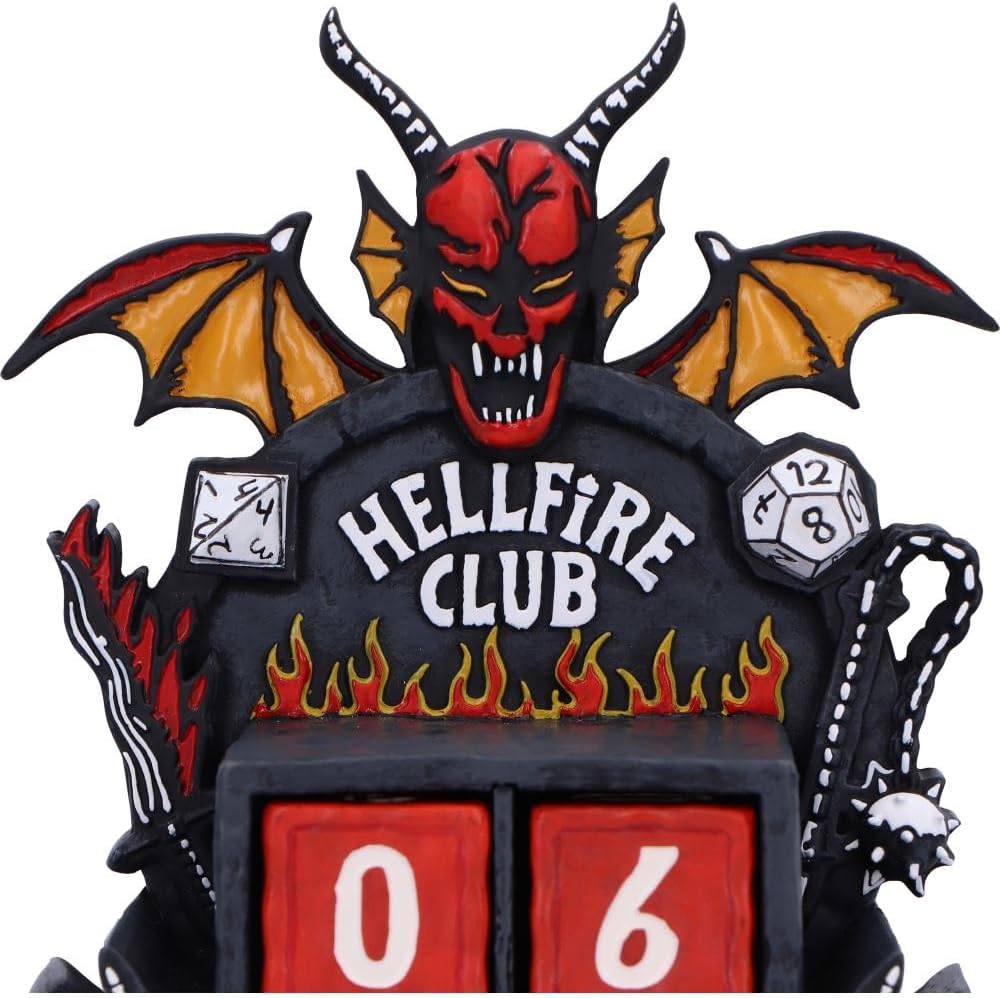 Nemesis Now: Stranger Things - Hellfire Club Perpetual Calendar (B7350C25)
