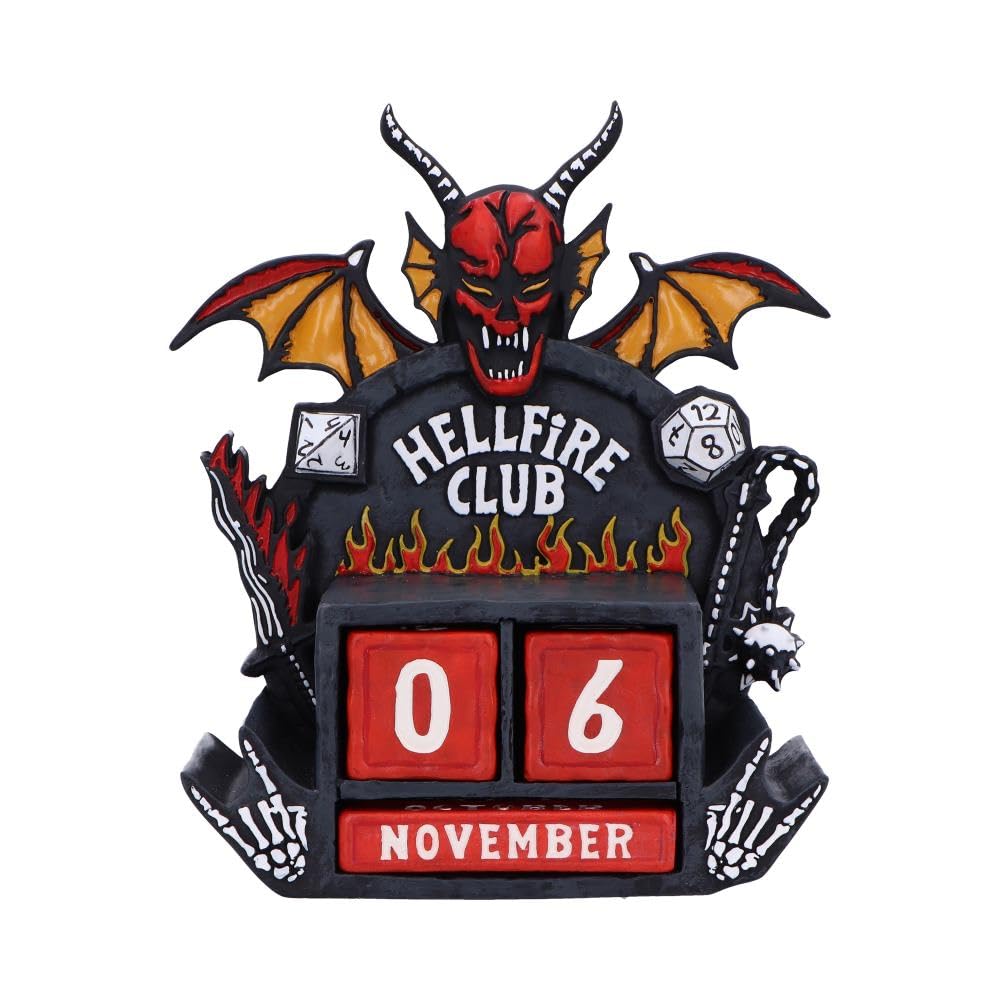 Nemesis Now: Stranger Things - Hellfire Club Perpetual Calendar (B7350C25)