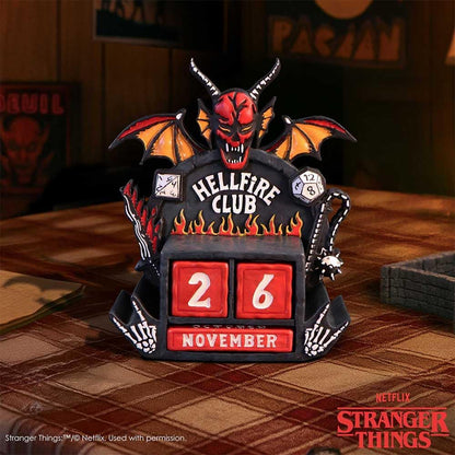 Nemesis Now: Stranger Things - Hellfire Club Perpetual Calendar (B7350C25)