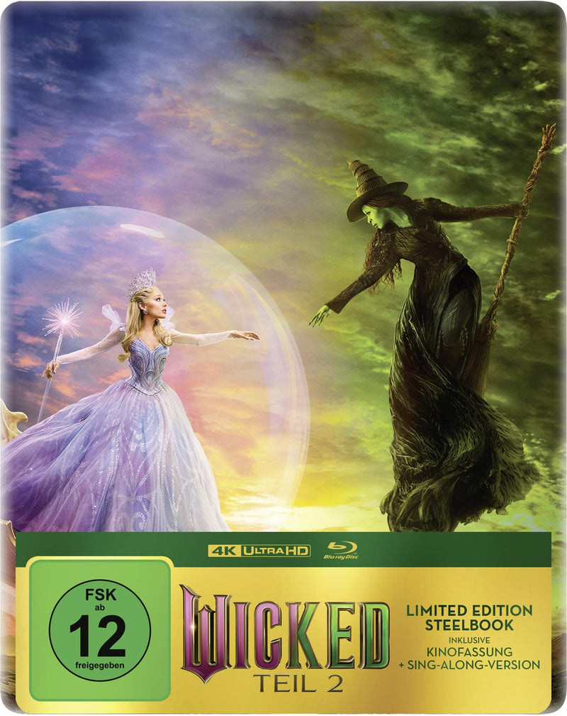 Wicked: Teil 2 (Limitiertes Steelbook A, 4K-UHD, Blu-ray