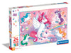 Clementoni Jolly Unicorn Kinder Puzzle 24 Maxi Teile - Puzzle 62 x 42 cm für Kinder ab 3 Jahre - Geschicklichkeitsspiel von Clementoni 28525