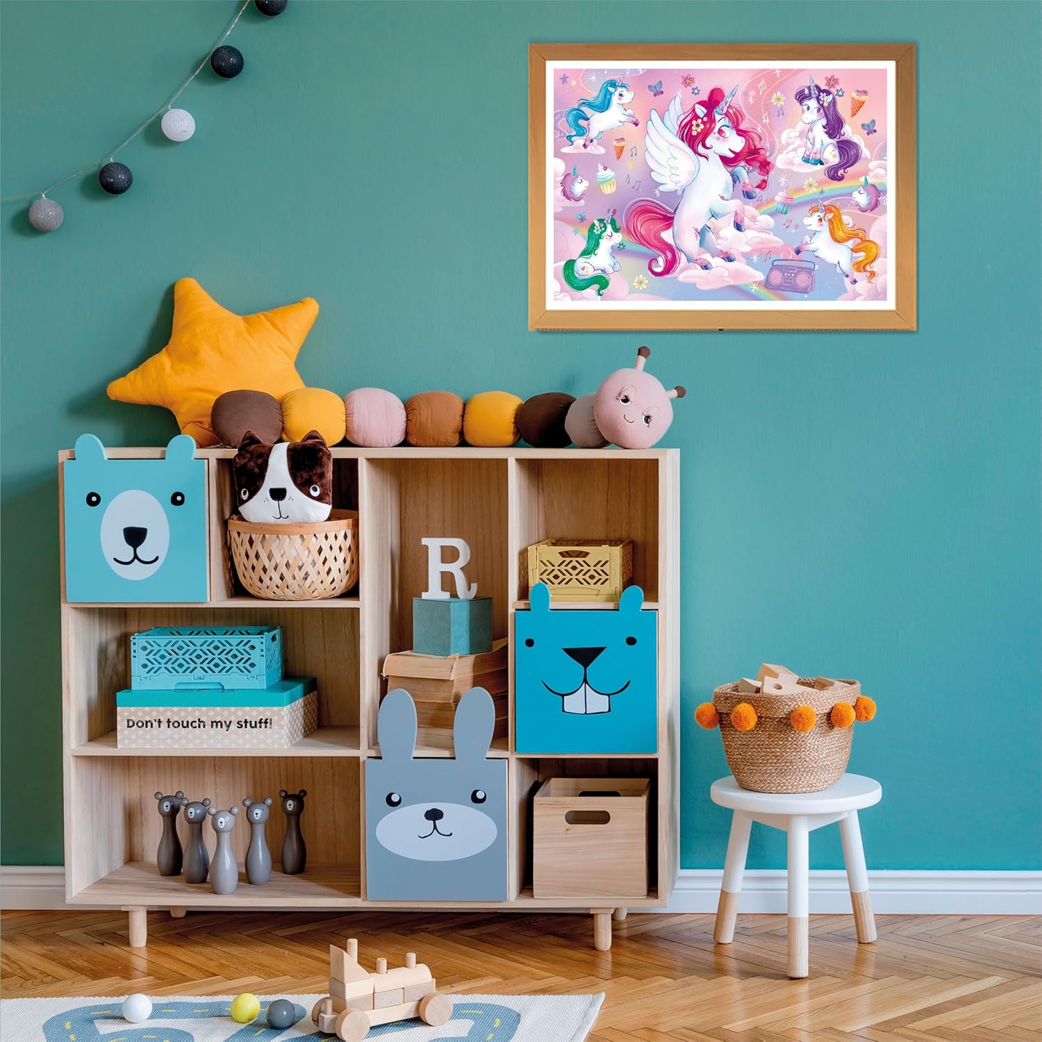 Clementoni Jolly Unicorn Kinder Puzzle 24 Maxi Teile - Puzzle 62 x 42 cm für Kinder ab 3 Jahre - Geschicklichkeitsspiel von Clementoni 28525