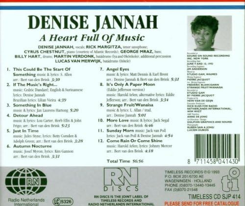 Denise Jannah - A Heart Full Of Music