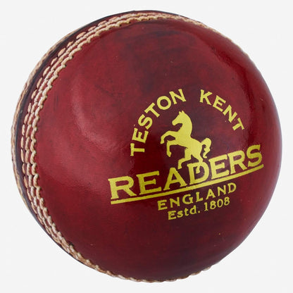 Readers County Elite Cricket Ball 4.75oz, Red, Youths
