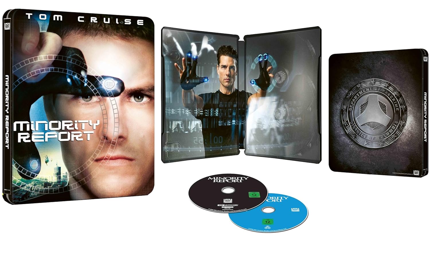 Minority Report - 4K Steelbook (Bd 4K + Bd Hd), Blu-Ray Minority Report (Steelbook) (4K Ultra Hd+Blu-Ray Hd)