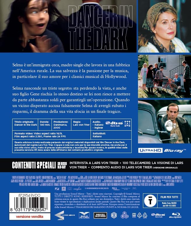 Blu-Ray 4K Uhd Dancer In The Dark (4K Ultra Hd + Blu-Ray Hd