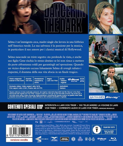 Blu-Ray 4K Uhd Dancer In The Dark (4K Ultra Hd + Blu-Ray Hd