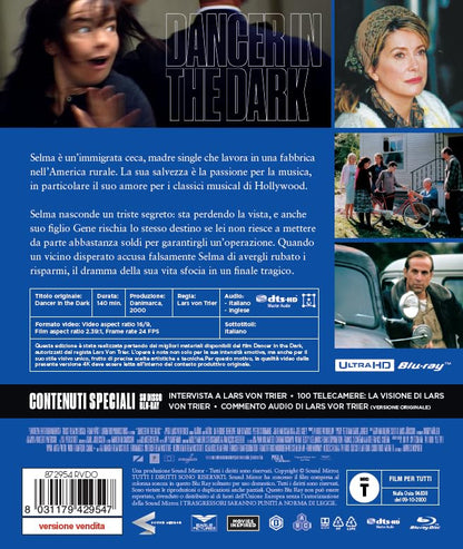 Blu-Ray 4K Uhd Dancer In The Dark (4K Ultra Hd + Blu-Ray Hd), Dancer In The Dark - 4Kult (Bd 4K + Bd Hd)