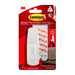 Command Large Utility Hook, Pack of 1 Hook and 2 Adhesive Strips, White - Damage Free Hanging - Holds up to 2.2kg