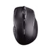 CHERRY MW 3000 Kabellose Ergonomische Rechtshändermaus, Nano-USB-Empfänger, 6-Tasten & Optischer Sensor, 2,4 GHz Funk-Verbindung, Gummierte Seiten, Schwarz