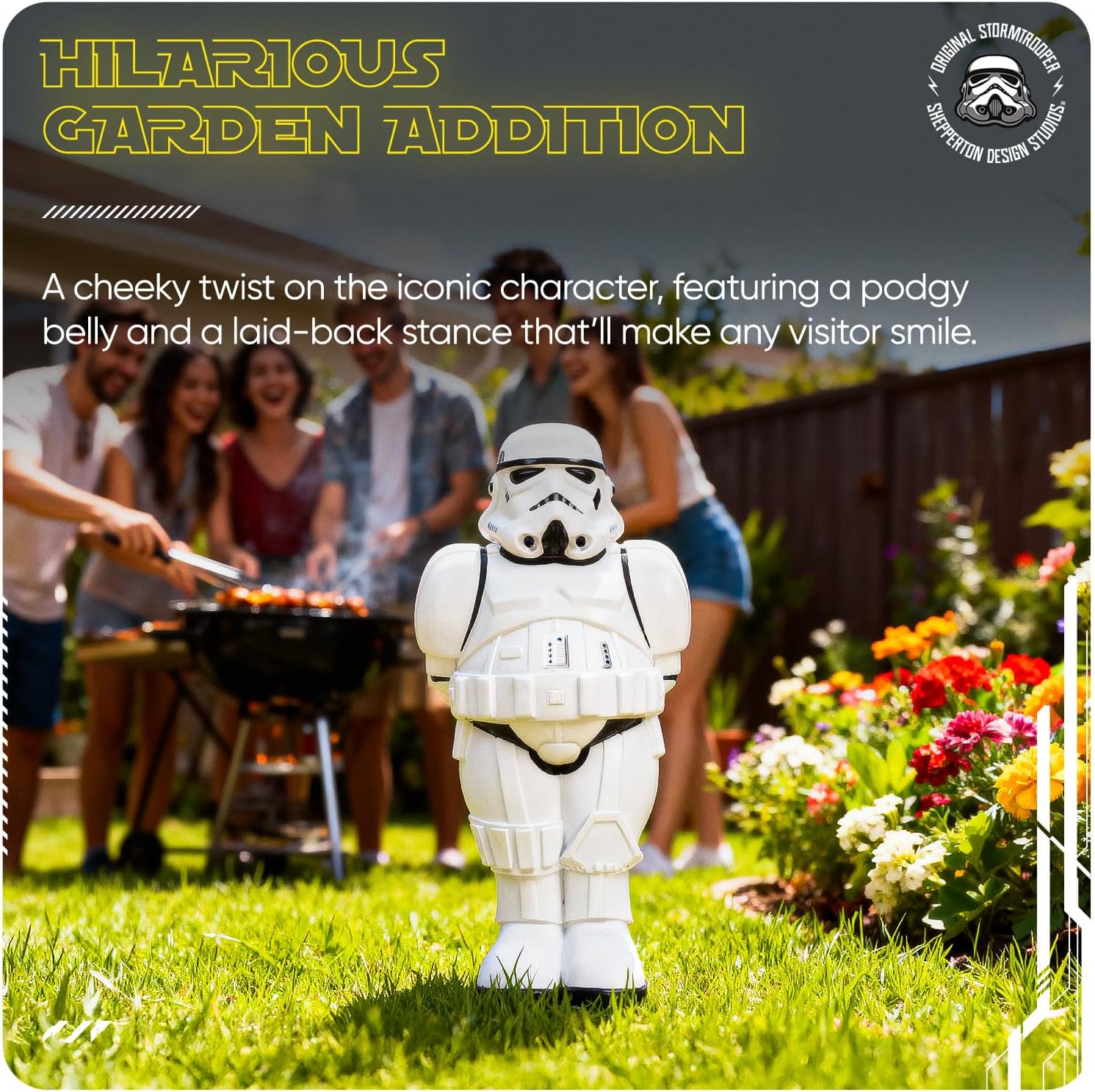Original Stormtrooper Figure Garden Gnome 30 Cm