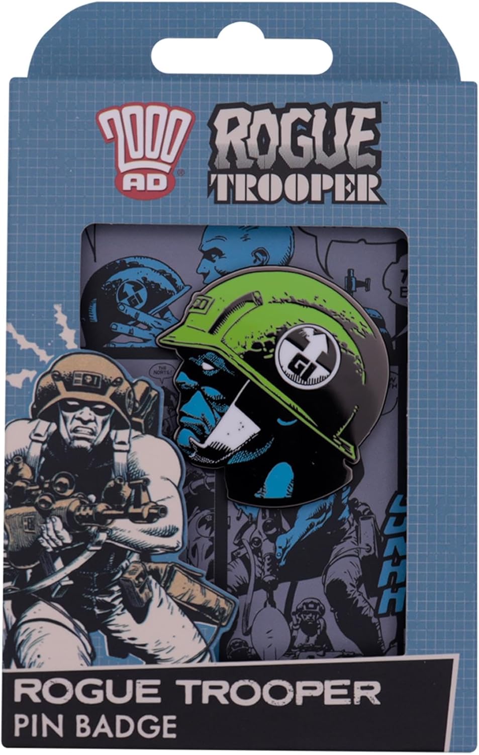 2000 AD Rogue Trooper GI Enamel Pin Badge - Numbered Collector's Edition