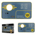 FaNaTtik Fallout 3 Vault 101 Security Keycard Metal Replica – Limited Edition, Numbered Collectible (5000